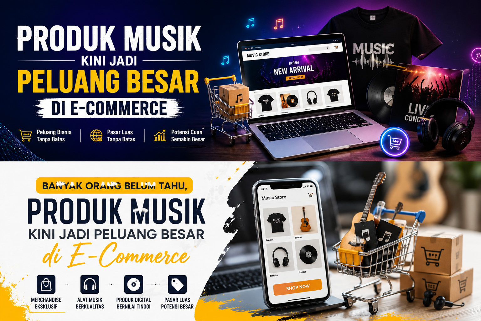 Banyak Orang Belum Tahu, Produk Musik Kini Jadi Peluang Besar di E-Commerce