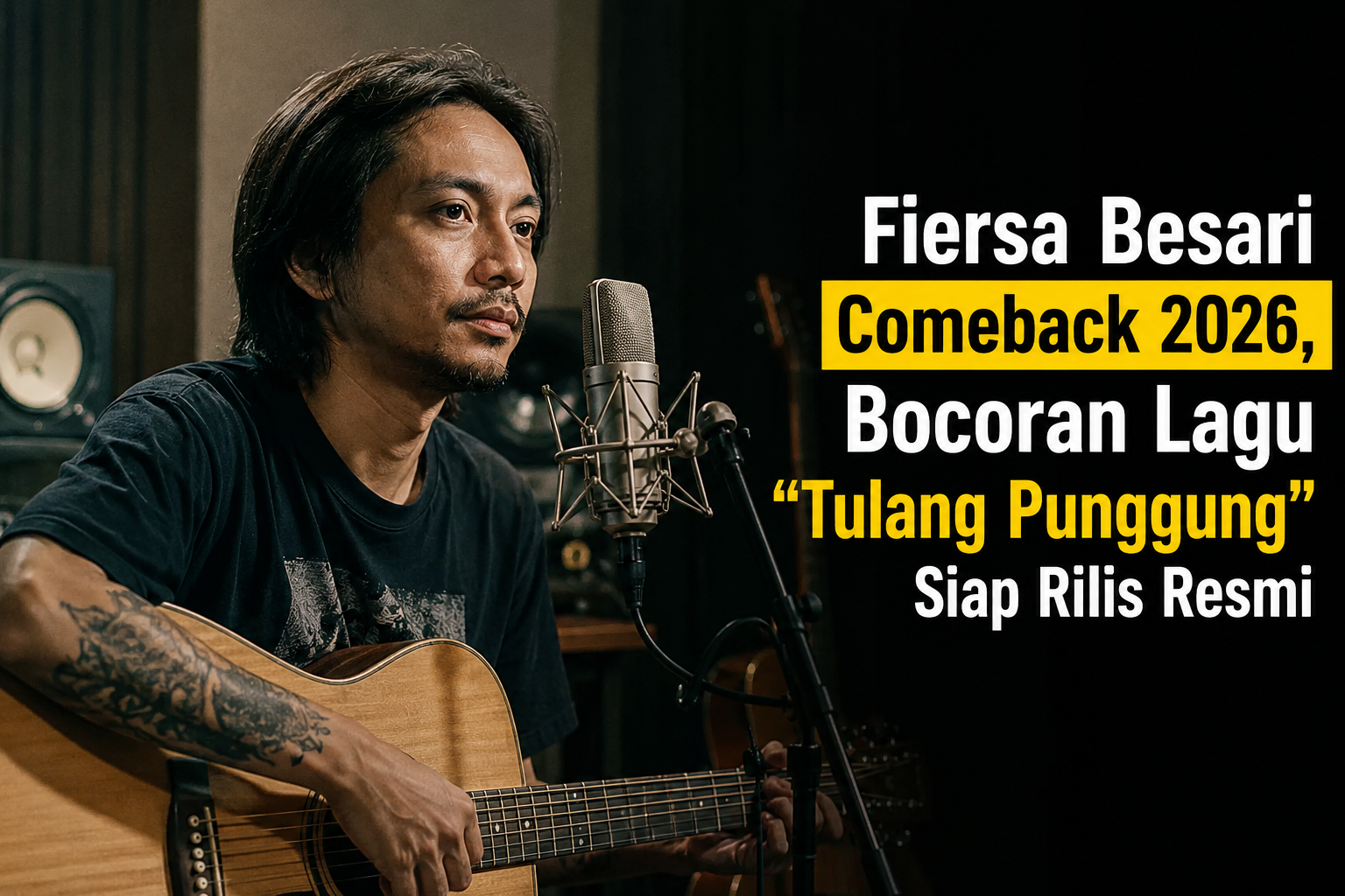 Fiersa Besari comeback 2026 penampilan Big Bang Festival