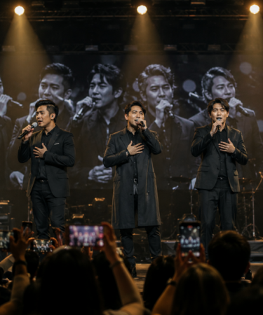 panggung konser tur perpisahan grup vokal legendaris