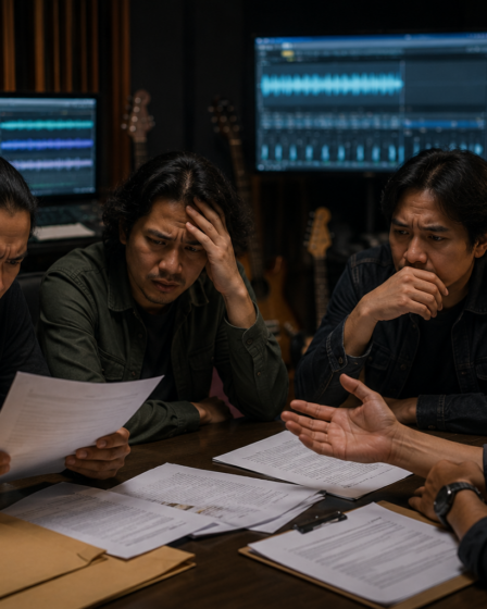 grafik kasus sengketa hak cipta musik di industri musik Indonesia