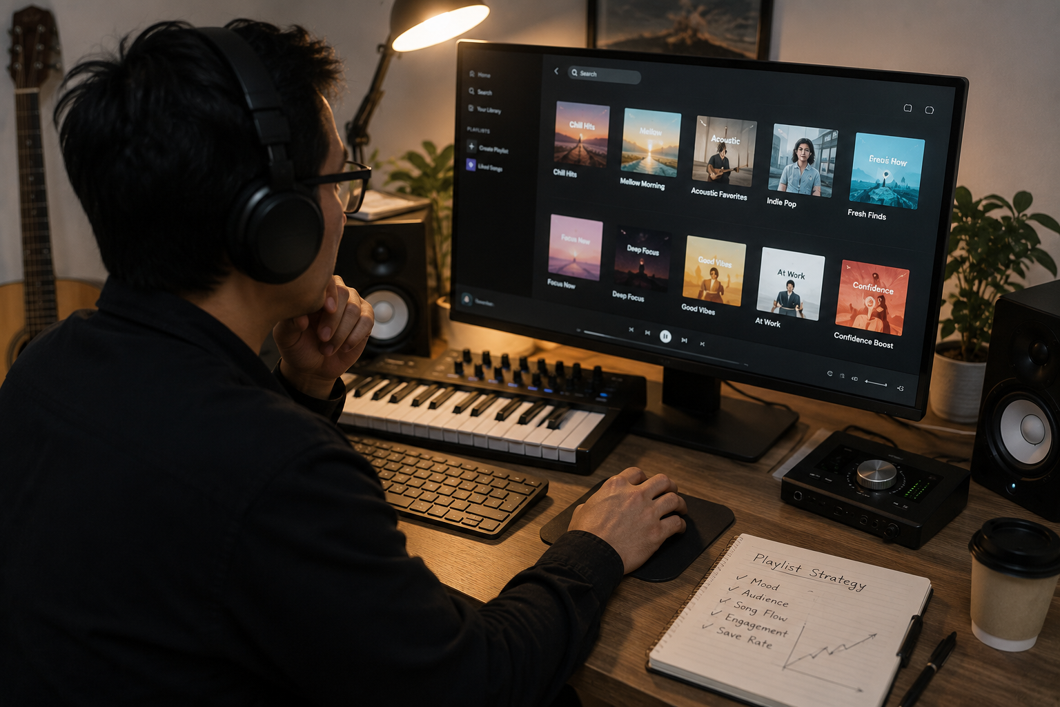 dashboard spotify for artists untuk strategi playlist kurator