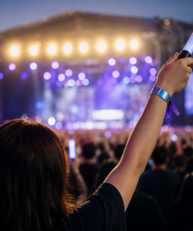 penonton memeriksa tiket dalam panduan konser dan event 2026