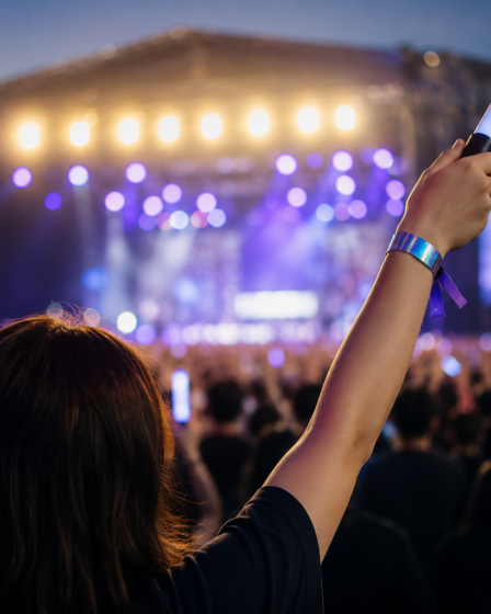 penonton memeriksa tiket dalam panduan konser dan event 2026