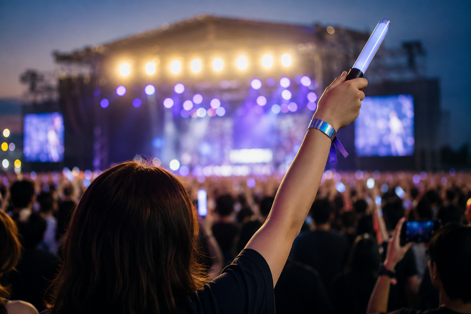 penonton memeriksa tiket dalam panduan konser dan event 2026