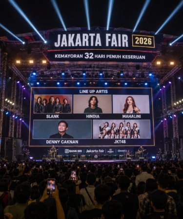 panggung utama Jakarta Fair 2026 di JIExpo Kemayoran