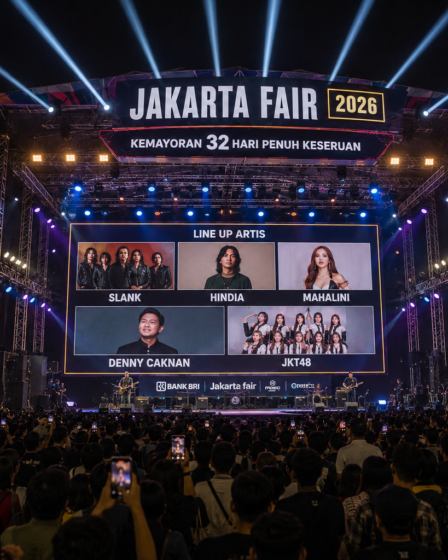 panggung utama Jakarta Fair 2026 di JIExpo Kemayoran