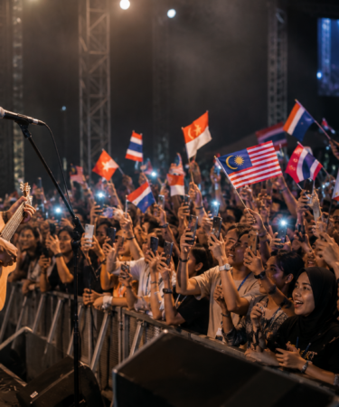 grafik pertumbuhan musik Indonesia di Asia Tenggara
