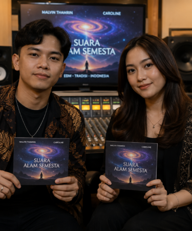 Malvin Thamrin dan Caroline dalam album Suara Alam Semesta
