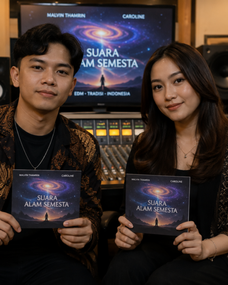 Malvin Thamrin dan Caroline dalam album Suara Alam Semesta