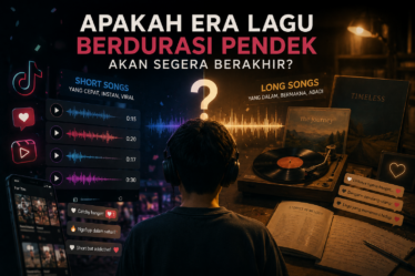 grafik tren lagu berdurasi pendek di platform streaming