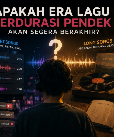grafik tren lagu berdurasi pendek di platform streaming