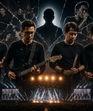 formasi reuni Peterpan tanpa Ariel di panggung konser
