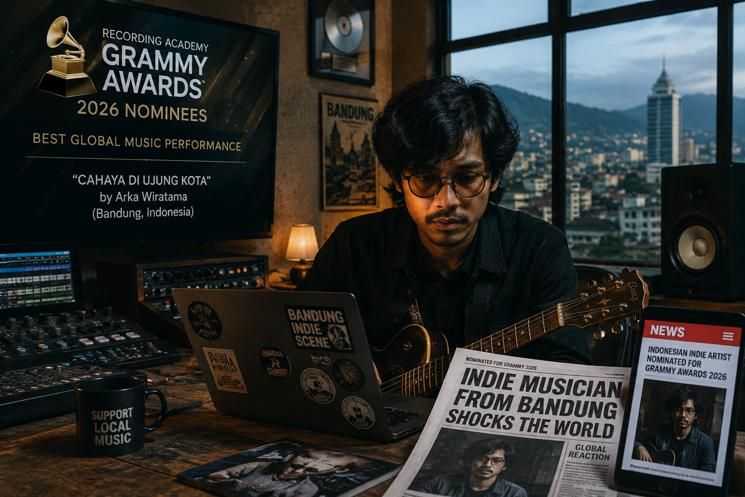 musisi bandung meraih nominasi Grammy 2026