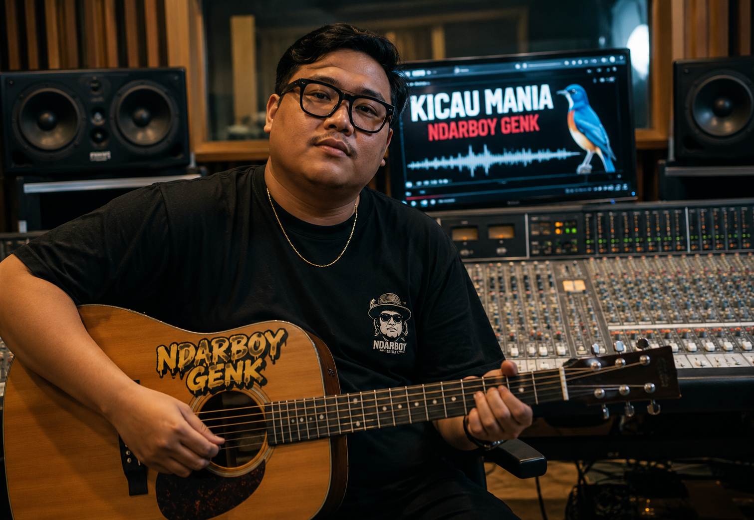 Ndarboy Genk Kicau Mania performance dan gerakan tari