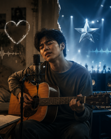 ilustrasi musik yang jujur dan personal di era digital
