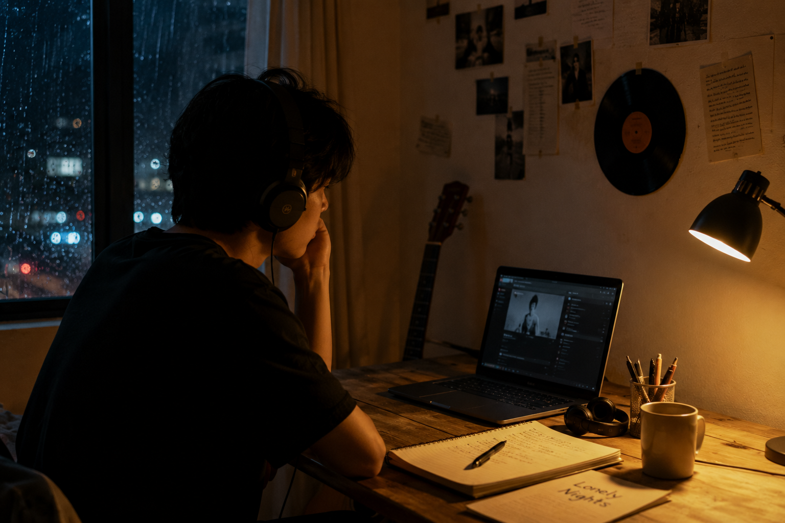 suasana emosional lagu sederhana yang menyentuh