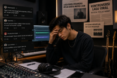 musisi menghadapi kontroversi plagiarisme musik di studio