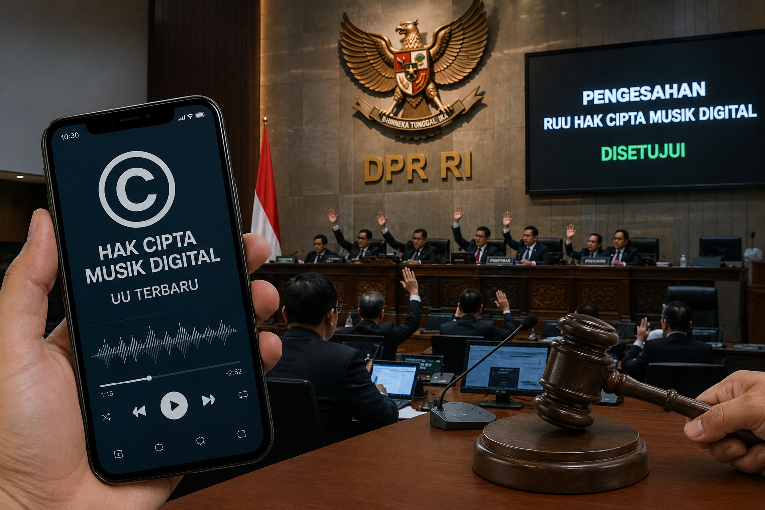 dokumen regulasi hak cipta musik digital terbaru