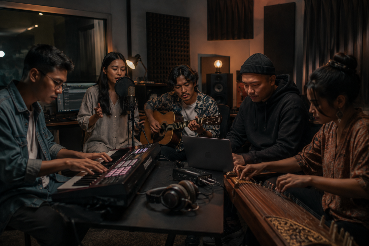 fenomena kolaborasi lintas genre di industri musik Indonesia
