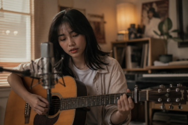 Review Lagu Satu-Satu menampilkan Idgitaf saat membawakan lagu dengan suasana panggung yang hangat dan emosional.