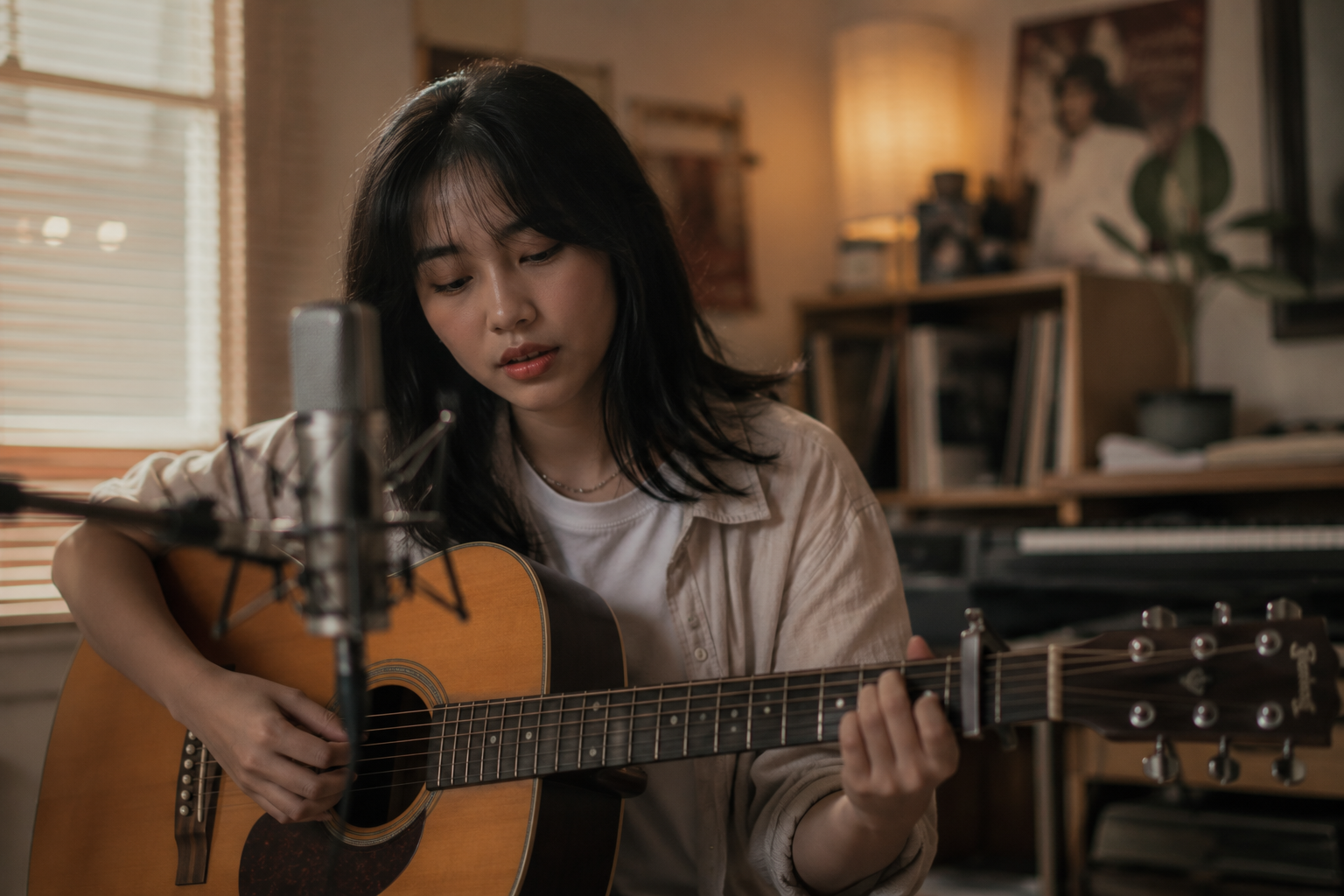 Review Lagu Satu-Satu menampilkan Idgitaf saat membawakan lagu dengan suasana panggung yang hangat dan emosional.
