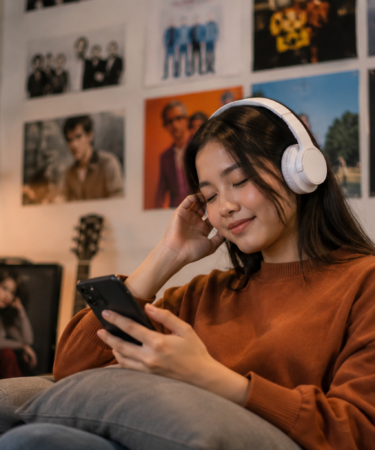 Selera Pendengar Musik Indonesia terlihat dari penggunaan aplikasi streaming musik dan kebiasaan menikmati lagu melalui perangkat digital.