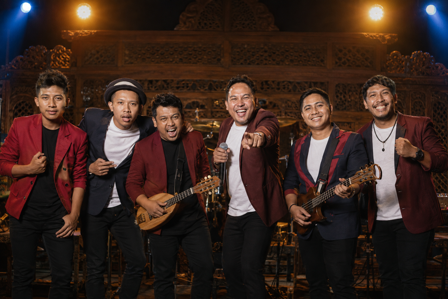 Guyon Waton band asal Kulon Progo yang memopulerkan lagu berbahasa Jawa melalui musik pop Jawa dan dangdut akustik